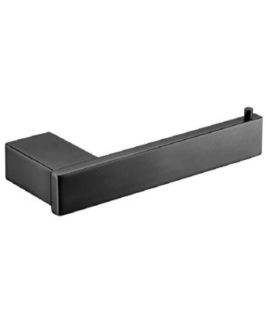 Toilet Roll Holder Matte Black - Chunky