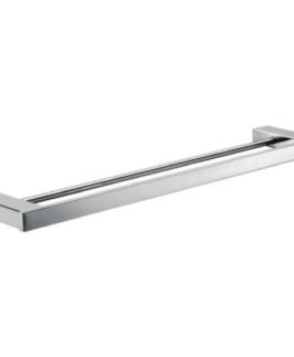 750mm Double Towel Rail Chrome - Chunky