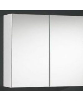 450*550 Gloss White Two Doors Polished Edge Mirror Shaving Cabinet Unit