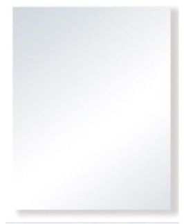 Custom Size Polished Edge Mirror - 4mm Thick