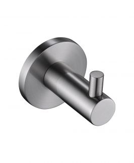 Robe Hook Brushed Nickel - Mica