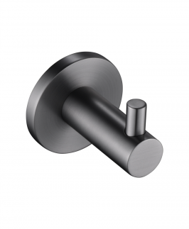 Robe Hook Gun Metal Grey- Mica