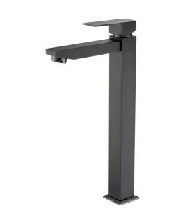 Square Tall Basin Mixer Matte Black