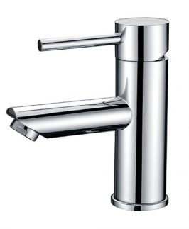 Round Pin Basin Mixer Chrome