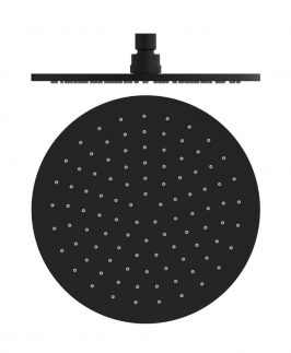 Round Overhead Shower Head Matte Black