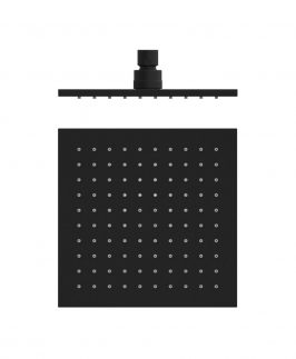 Square Overhead Shower Head Matte Black