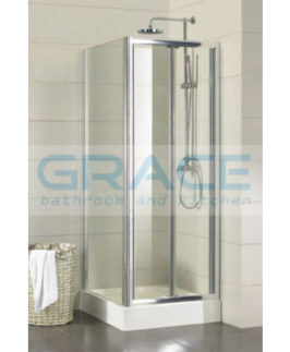 800*800 Bifold Corner Framed Shower Screen