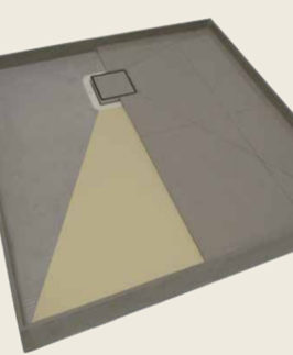 Universal Tile Over Shower Tray with Rear Waste