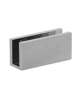 Frameless Shower 10mm Glass Bracket Brushed Nickel Finish