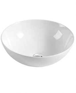 400*400*155mm Round Above Counter Ceramic Basin - Eternal