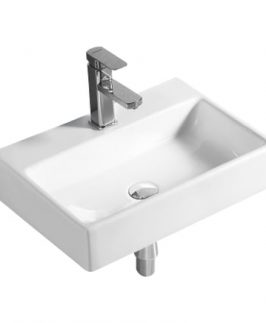 510*360*120mm Rectangle Wall Hung Ceramic Basin - Acqua