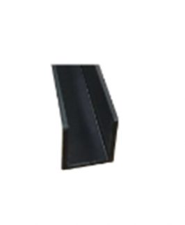 Shower Panel Wall Channel Matte Black Finish