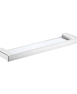 300mm Glass Shelf Chrome - Chunky