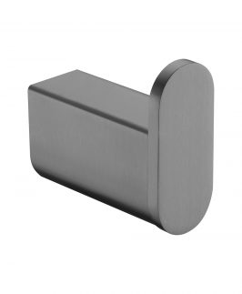 Robe Hook Gun Metal Grey - Supra