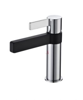 Basin Mixer Chrome and Matte Black - Vivo Noir