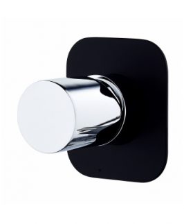 Wall Mixer Chrome with Matte Black - Zenon V2