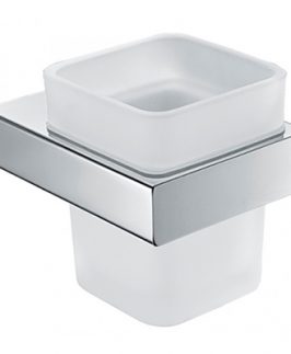 Single Toothbrush Holder Chrome - Chunky