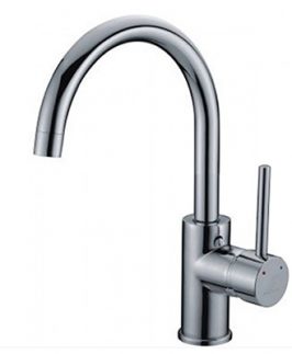 Gooseneck Basin Mixer Chrome