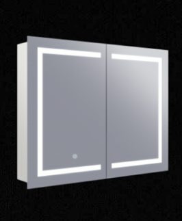 Remer 1500*700 Three Doors LED Mirror Shaving Cabinet with Demister - Vera