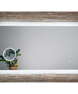 Remer Rectangle LED Mirror with 3x Magnifier - Miro