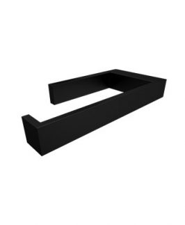 Toilet Roll Holder Matte Black - Aero