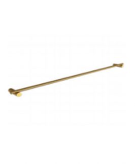 900mm Single Towel Rail Brushed Gold - Pillar