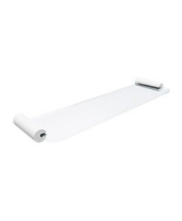 400mm Glass Shelf Matte White - Pillar