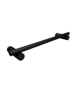 300mm Single Towel Rail Matte Black - Pillar