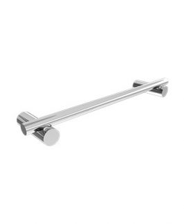 600mm Single Towel Rail Chrome - Pillar