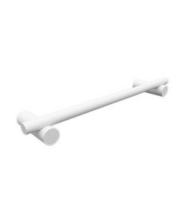 300mm Single Towel Rail Matte White - Pillar