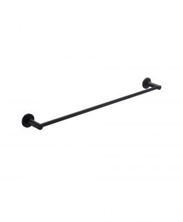 600mm Single Towel Rail Matte Black - Mica