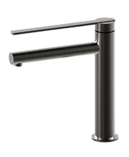 Tall Basin Mixer Gun Metal Grey - Milan