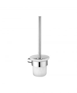 Toilet Brush Holder Chrome - Round