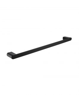 600mm Single Towel Rail Matte Black - Supra