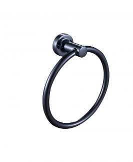 Hand Towel Ring Matte Black - 41Zs