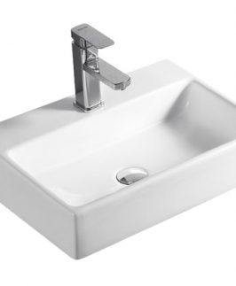 510*360*120mm Rectangle Above Counter Ceramic Basin - Acqua