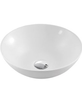 400*400*130mm Matte White Round Above Counter Ceramic Basin - Eternal