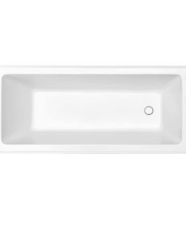 1500*750mm Gloss White with Tile Lip Acrylic Insert Bath - Chelsea