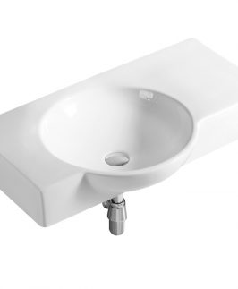 745*450*125mm Oval Wall Hung Ceramic Basin - Chloe