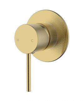 Wall Mixer Brushed Gold - Hali