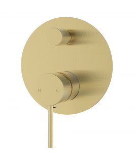 Shower Diverter Brushed Gold - Hali