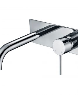 190mm Combo Mixer and Spout Chrome - Hali