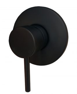 Round Wall Mixer Matte Black - Raco