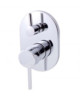 Round Shower Diverter Chrome - Raco