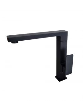 Sink Mixer Square Matte Black  - Milos