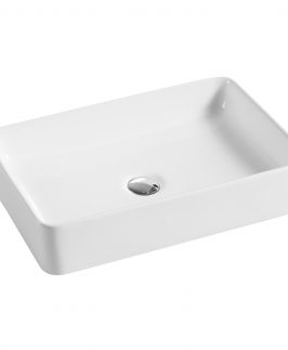 505*340*110mm Rectangle Above Counter Ceramic Basin - Dior II