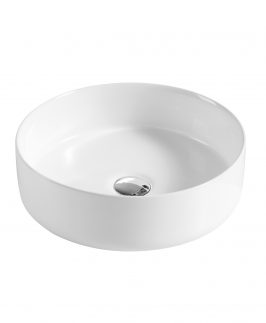 355*355*120mm Round Above Counter Ceramic Basin - Jamie