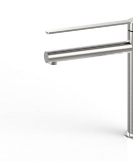 Tall Basin Mixer Brushed Nickel - Niko