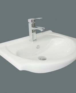 650*445*175 Semi-recessed Single Bowl Ceramic Tops - Cobbler