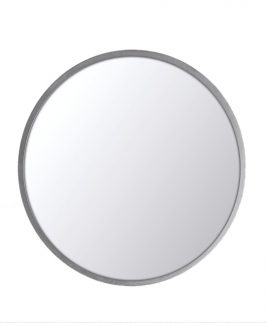 Remer Round Concrete Frame Mirror - Modern Moon